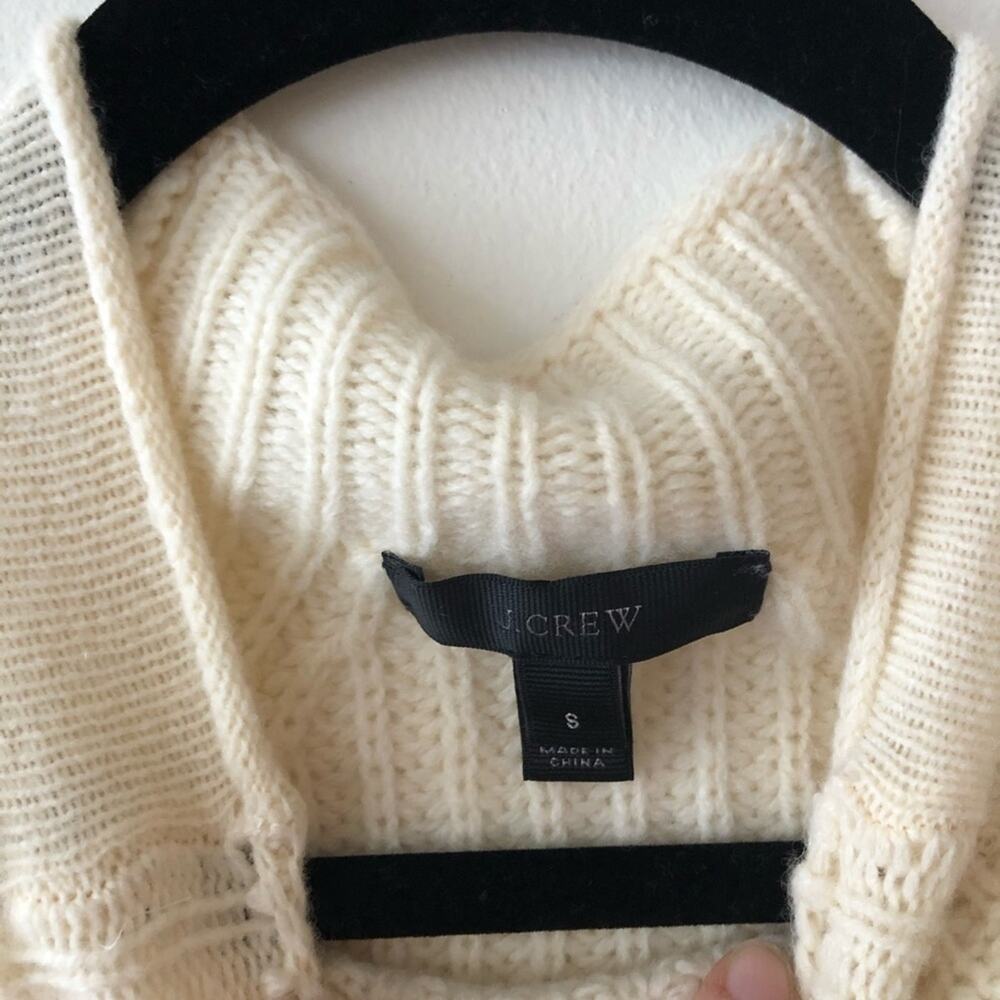 J. Crew New England Wool Mockneck Tunic Sweater - Picture 6 of 8